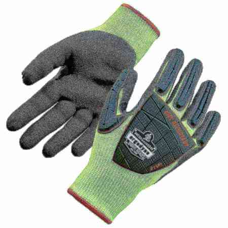 ERGODYNE 7141 M Lime Nitrile-Coated DIR Level 4 Cut-Resistant Gloves 17913